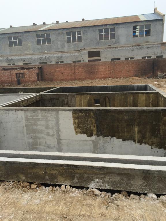 新鄉市明志冷軋酸池防腐現場