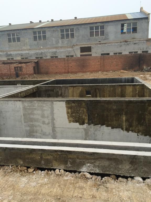 新鄉市明志冷軋酸池防腐現場